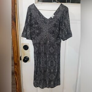 Ladies Cabi black and gray dress size S